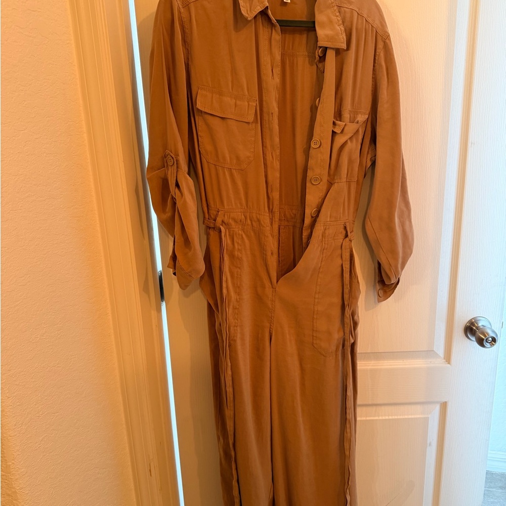 Max Studio Tan Jumpsuit